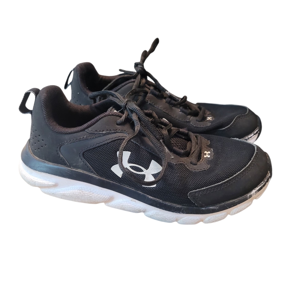 Under Armour Black and White Sneakers
